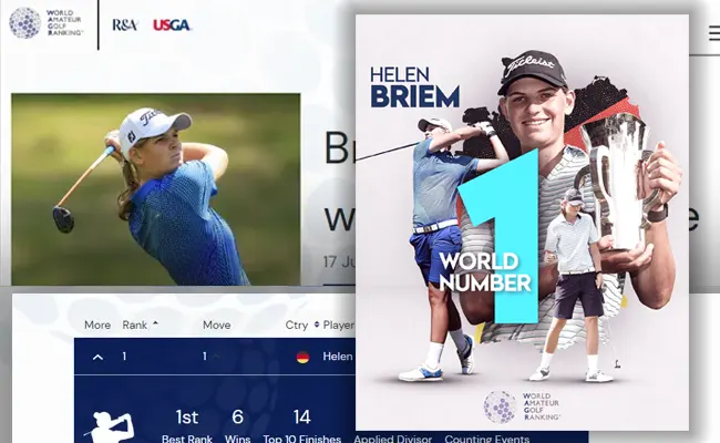 Helen Briem World Amateur Golf Ranking Juli 2024