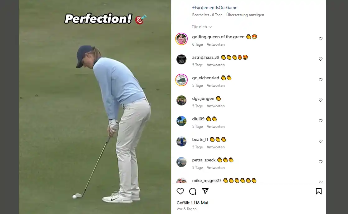 Helen Briem - LET-Tour Perfection! Eagle hole-out!
