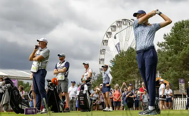 Helen Briem während der Finalrunde des Amundi German Masters 2025 auf der Ladies European Tour. (Foto: Getty)